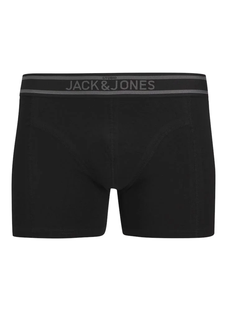جاك اند جونز Jackyle 3 Pack Logo Band Solid Trunks