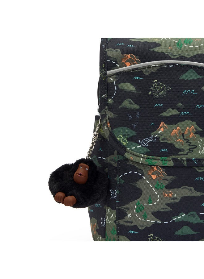 kipling Codie S Camo Treasure Small School Bag With Adjustable Straps  - Image 5
