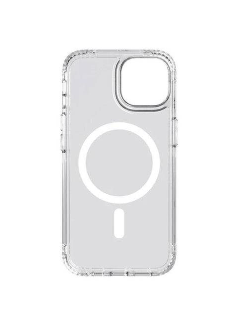 iPhone 14 Pro transparent shockproof case compatible with MagSafe charging