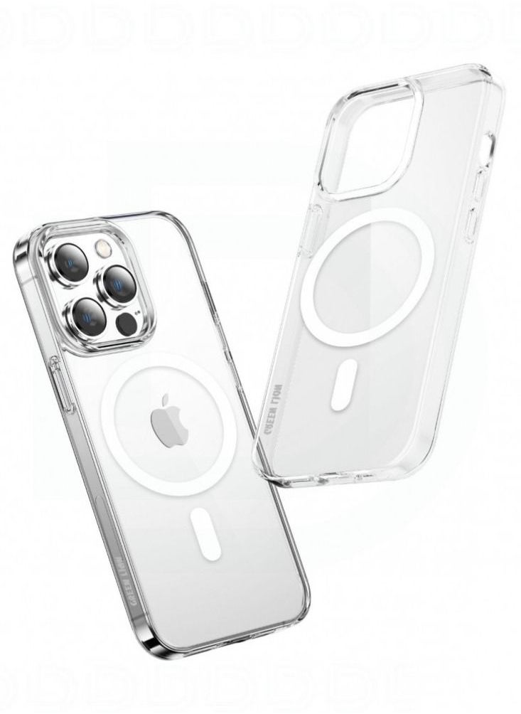 Fashion Case - iPhone 14 Pro transparent shockproof case compatible with MagSafe charging - Image 1