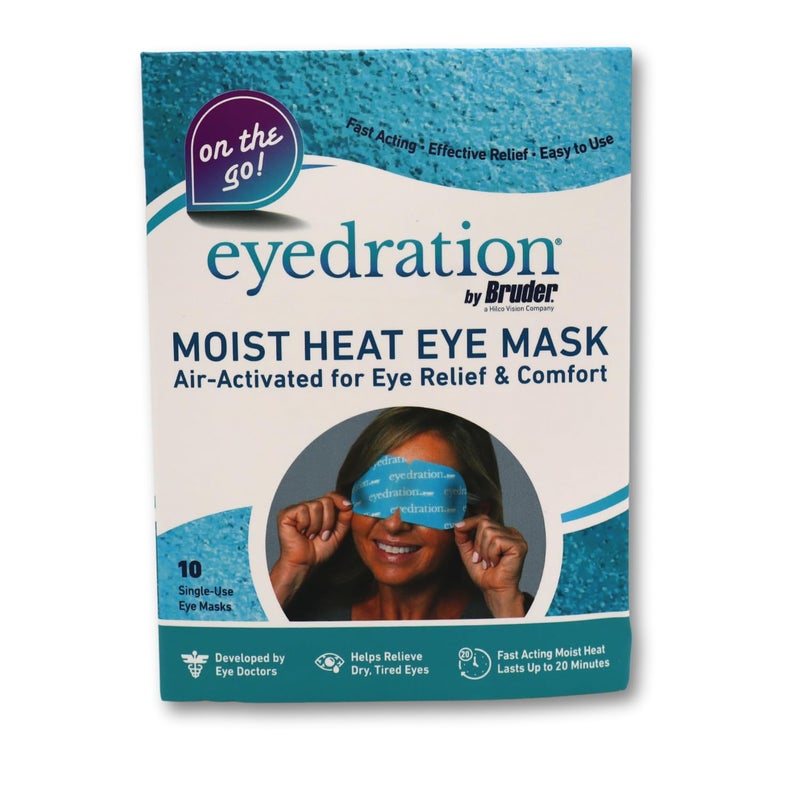 Bruder Air-Activated Eye Steam Mask l Dry Eye Relief l Disposable Heated Eye Mask l Gentle, Soothing and Hydrating l No Microwave Needed l Convenient and Lightweight - 10 Single Use Compresses - Box Version - Image 2