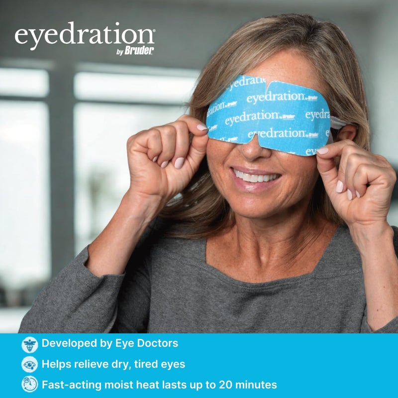 Bruder Air-Activated Eye Steam Mask l Dry Eye Relief l Disposable Heated Eye Mask l Gentle, Soothing and Hydrating l No Microwave Needed l Convenient and Lightweight - 10 Single Use Compresses - Box Version - Image 4