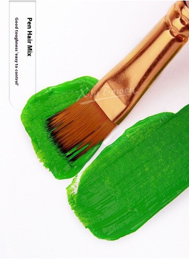 Xin Bowen - 12-Piece Nylon Hair Paint Brush Set - Children’s DIY Art Brushes, Art Supplies for Students - Image 1