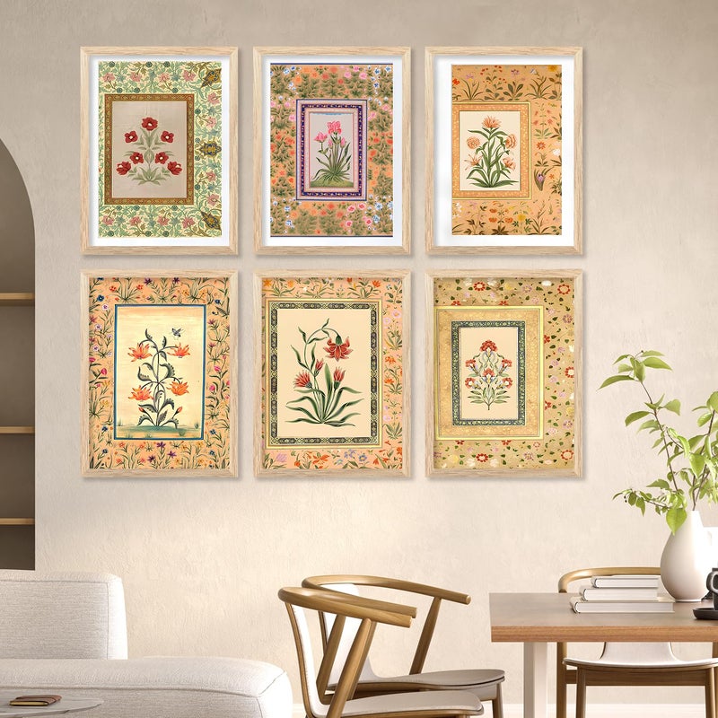 kotart Premium Digital Madhubani Art Paintings with Frame for Home Decor Painting for Wall Decoration Pack of 6 10x13 wall decor - Image 2