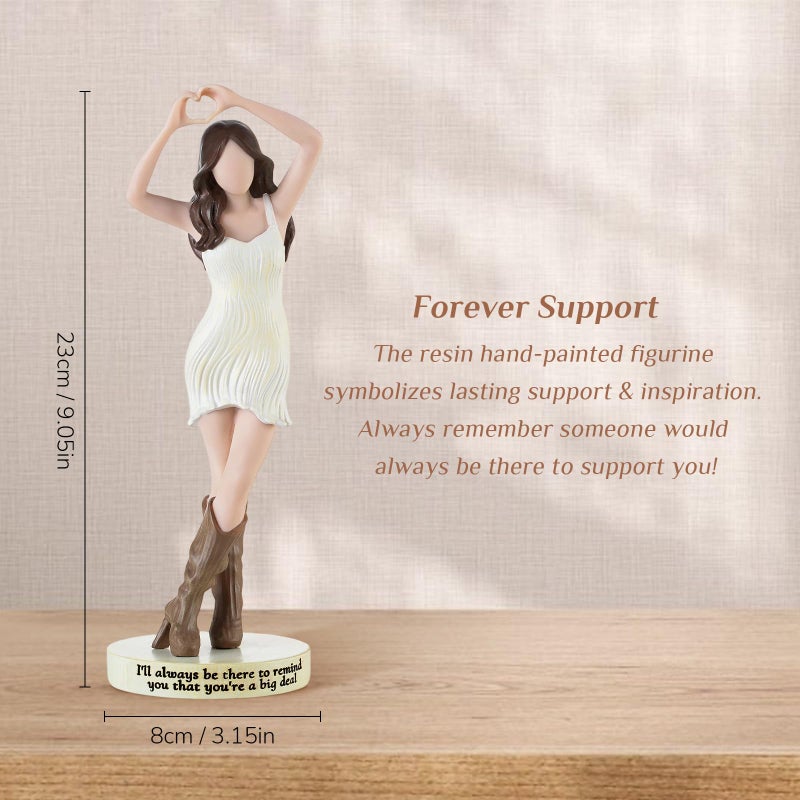 Storieme Best Friend Figurines Gifts for Women: Taylor Inspired Emotional Support Inspirational Gift for Teen Girls - Long Distance Friendship Soul Sister Gifts for Birthday - Image 5