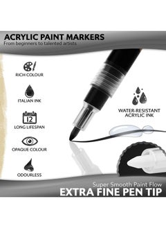 8 Count Acrylic Metallic Pens White Black Gold And Silver Fine Tip Permanent Acrylic Metallic Paint Pens For Glass Wood Back To School Supplies Ideal For Arts And Crafts (8 Multicolor) - pzsku/Z0C98728B7582E38A7EACZ/45/_/1724480100/259dd188-b2b1-41b6-b7b1-0bfddbbe86be