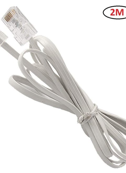 RJ11 6P4C to RJ45 8P8C,RJ45 to RJ11,Network to Telephone 2M cable