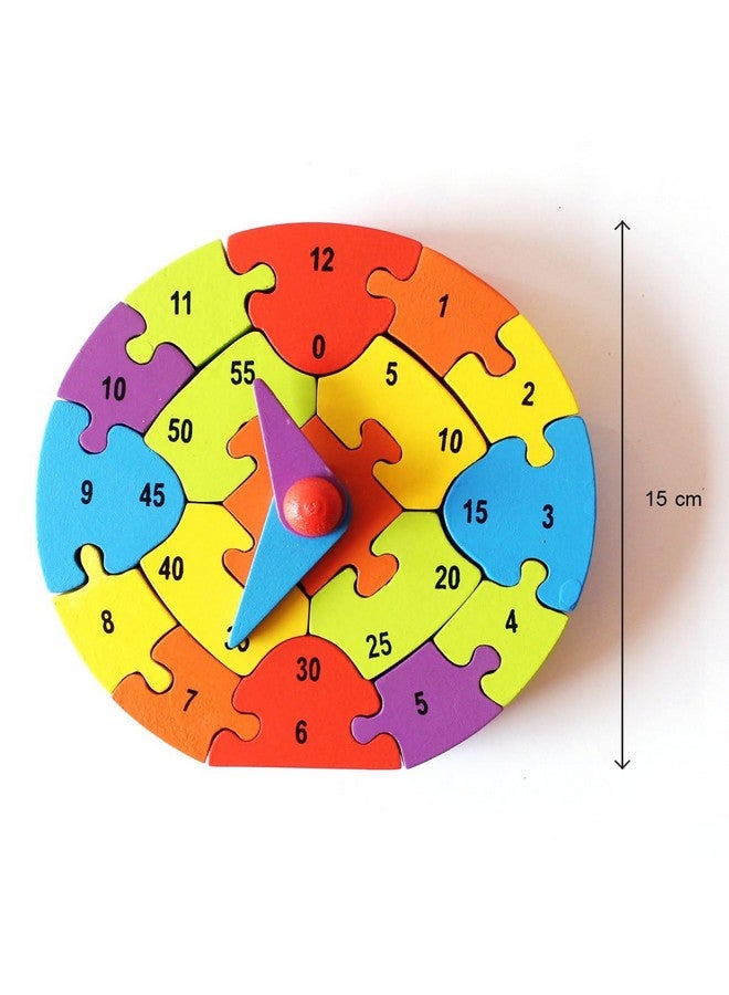 Shumee Wooden 3D Puzzles (Clock Puzzle) | Early Learning Toy | Time Learning | Educational Learning Clock Toy - Wooden Clock - 3-6 Years | Cognitive Toy for Kids - Image 4