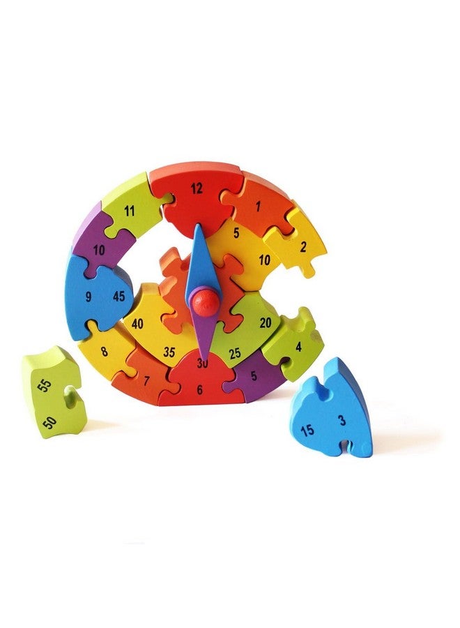 Shumee Wooden 3D Puzzles (Clock Puzzle) | Early Learning Toy | Time Learning | Educational Learning Clock Toy - Wooden Clock - 3-6 Years | Cognitive Toy for Kids - Image 2