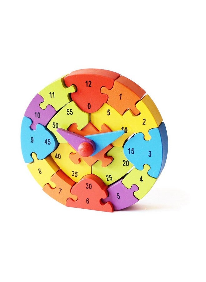 Shumee Wooden 3D Puzzles (Clock Puzzle) | Early Learning Toy | Time Learning | Educational Learning Clock Toy - Wooden Clock - 3-6 Years | Cognitive Toy for Kids - Image 1