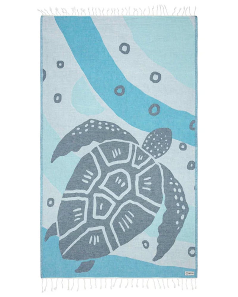 Sand Cloud Turkish Beach Towel - Sand Free - 100% Organic Turkish Cotton Yarn - Quick Dry Towel for Beach, Picnic, Blanket or Bath Towel - As Seen on Shark Tank - Marine Life (Whale Shark) - Image 1
