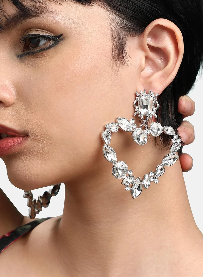 سوهي قرط أذن غربي صناعي متدلٍ