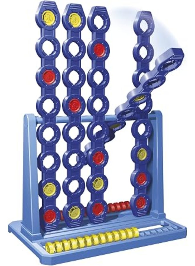 Connect 4 Spin features 4 rotating grids, 2 board games for families and children, and strategic board games for ages 6 and up - Image 1