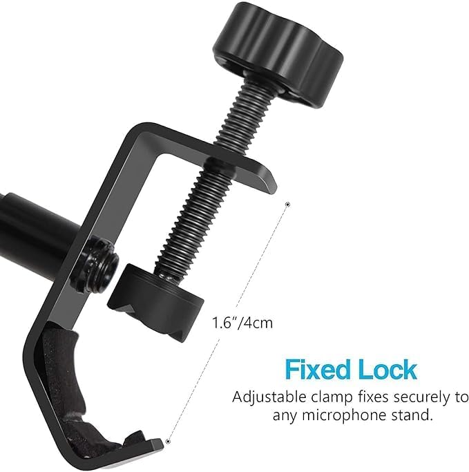 High-Quality Microphone Stand with Flexible Arm for Studio & Live Recording
