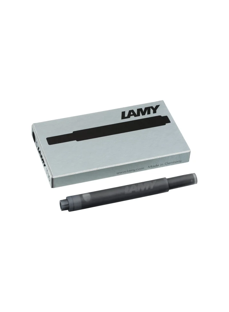 لامي LAMY T10 Fountain Pen Ink Cartridge Black Pack of 5 (T10-BK)