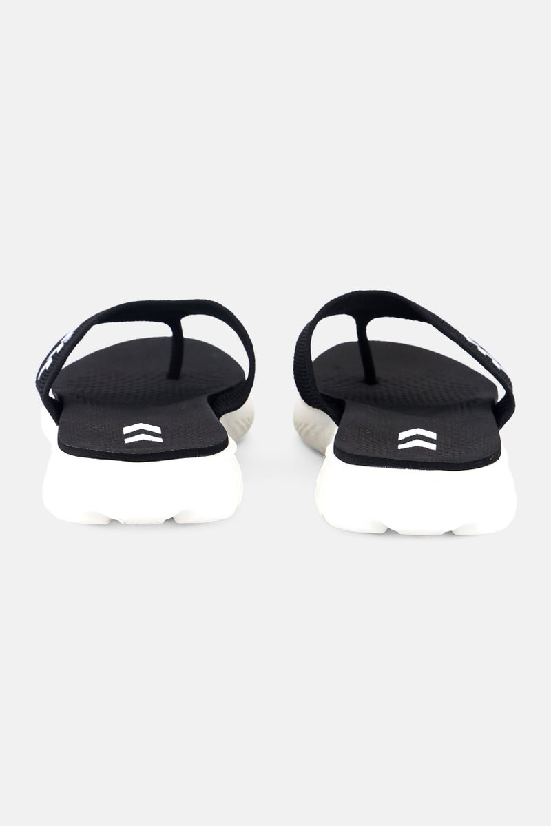 Hummel Kids Boy Brand Logo Comfort Flip Flop Slippers, Black  - Image 2