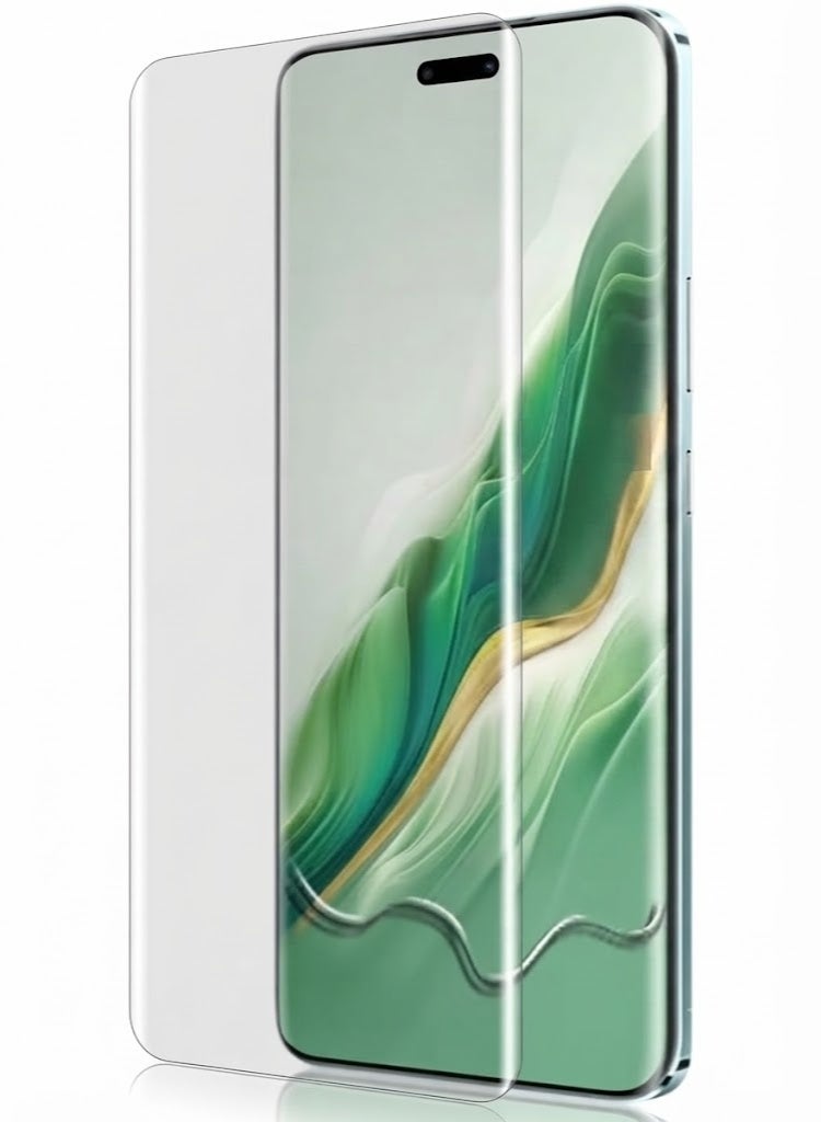 Lynacz Original Screen Protector For Honor Magic 8 Pro UV Glass 3D Curved Edges Full Cover Tempered Glass Screen Protector Full Glue Edge to Edge Coverage Anti Scratch Anti Smudge Glass for Honor Magic8 Pro - Image 2