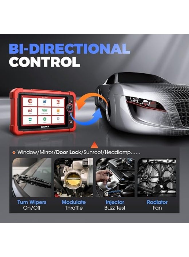 LAUNCH OBD2 Diagnostic Machine CRP919XBT, ECU Coding, Actuation Test, 35+ Special Reset Functions, CANFD & DOIP Support, Fault Diagnostic Machine, VAG Guided Function, Full Car System Diagnosis - Image 3