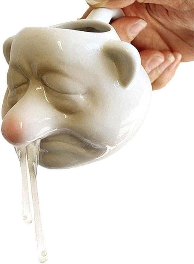 Fibroxify Funny Egg Separator, Ceramic Egg Yolk White Running Nose Separator Mug, Baking Gadget, Great Gift Choice - Image 1