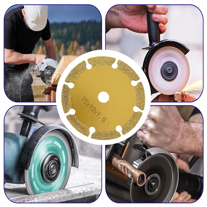 Style B 3 Inch Metal Cutting Wheel Heavy Duty Angle Grinder Disc For Concrete Steel Stone Tile - Image 5