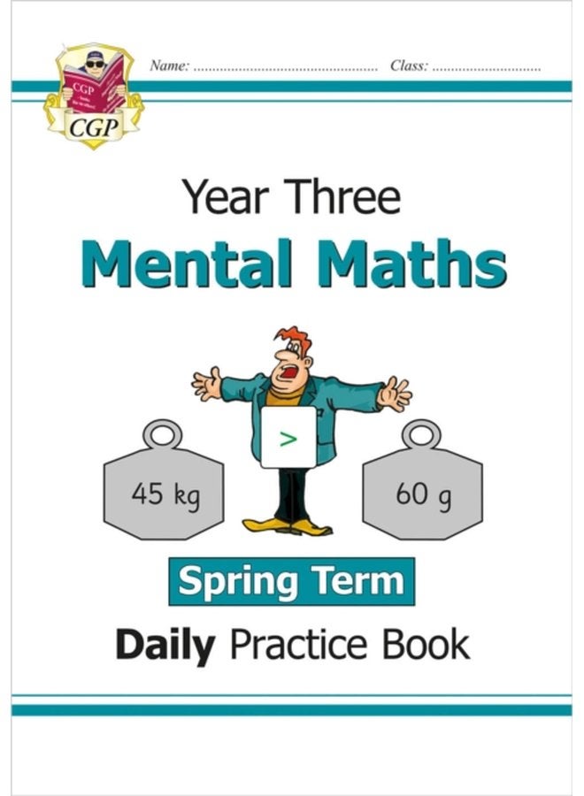 KS2 Mental Maths Year 3 Daily Practice Book Spring Term - Paperback