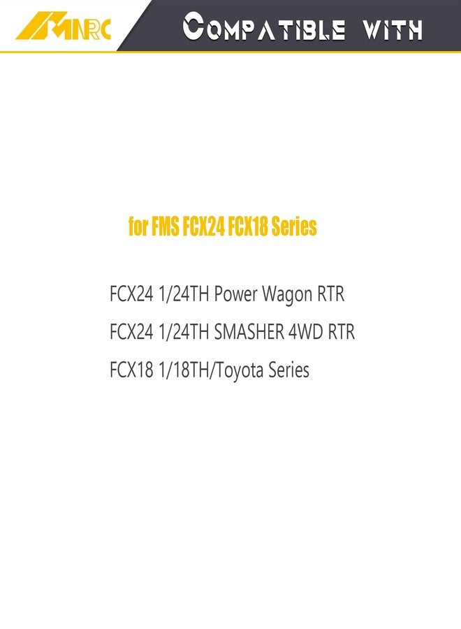 NMNRC 1pc Steel Diff Differential Helical Gear 12T/24T Compatible with FMS 1/24 1/18 FCX24 FCX18 Series Upgrades Part - Image 2