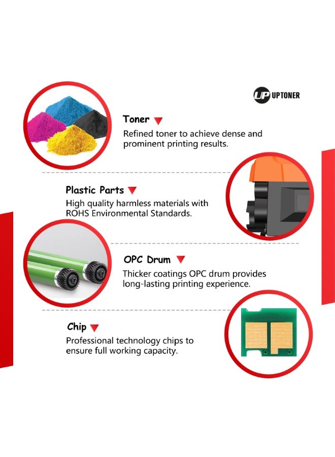 أب خرطوشة حبر متوافقة مع UP Toner 131A CF210A سوداء - Image 2