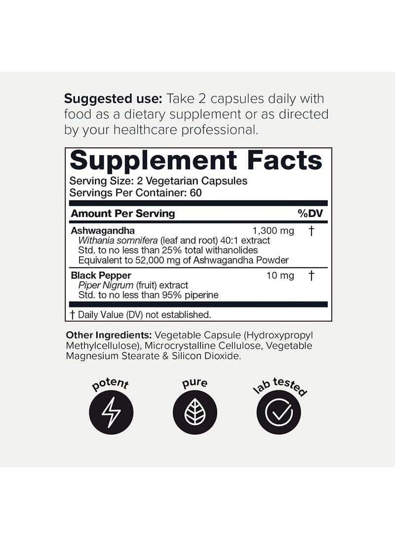 Toniiq 52000 Mg 40X Concentrated Extract Highly Concentrated And Bioavailable Supplement 120 Veggie Caps - Image 2