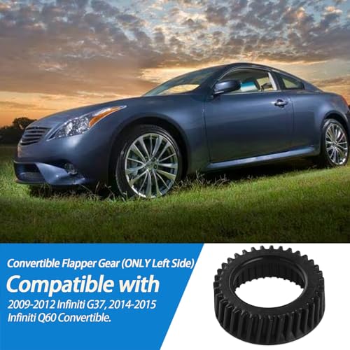 Ciuouient 79913-JJ50B Convertible Flapper Gear Compatible with 2012 2013 2014 2015 Infiniti G37, Q60 - Left Side Flipper Gear (ONLY Left Side) - Image 2