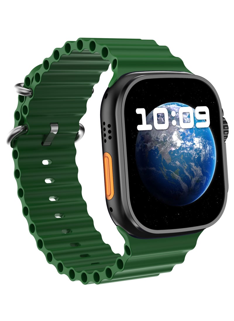 AROAQ - T900 Ultra Bluetooth Calling Smart Watch, 2.2" Big Display Multifunctional Smart Sports Watch, 220mah Battery Waterproof Smart Wrist Watch with All Sports Features And Health Tracker, (Green) - Image 1