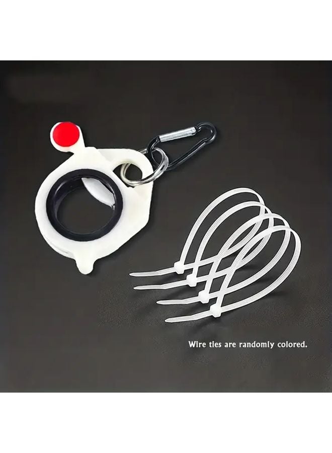 Reusable Cable Tie Dispenser One Touch Locking Organizer Storage Device For Wires - Image 5