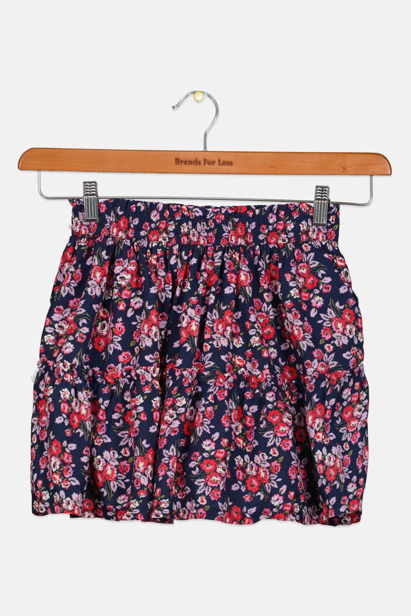 GAP Kids Girl Floral Print Skort, Multicolor - Image 3