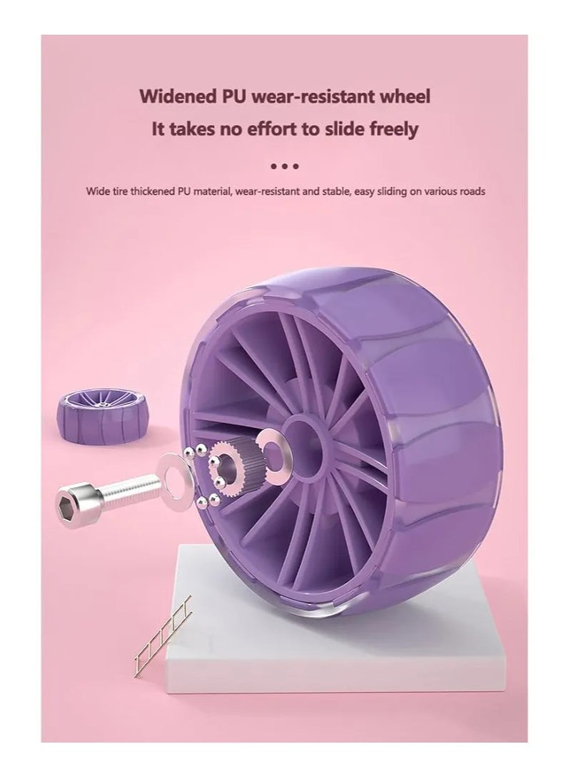 سكوتر أطفال يمكن الجلوس وركوب، مع عجلات مضيئة ، ارتفاع قابل للتعديل، سكوتر قابل للطي، للأنشطة الخارجية للأولاد والبنات - Image 2