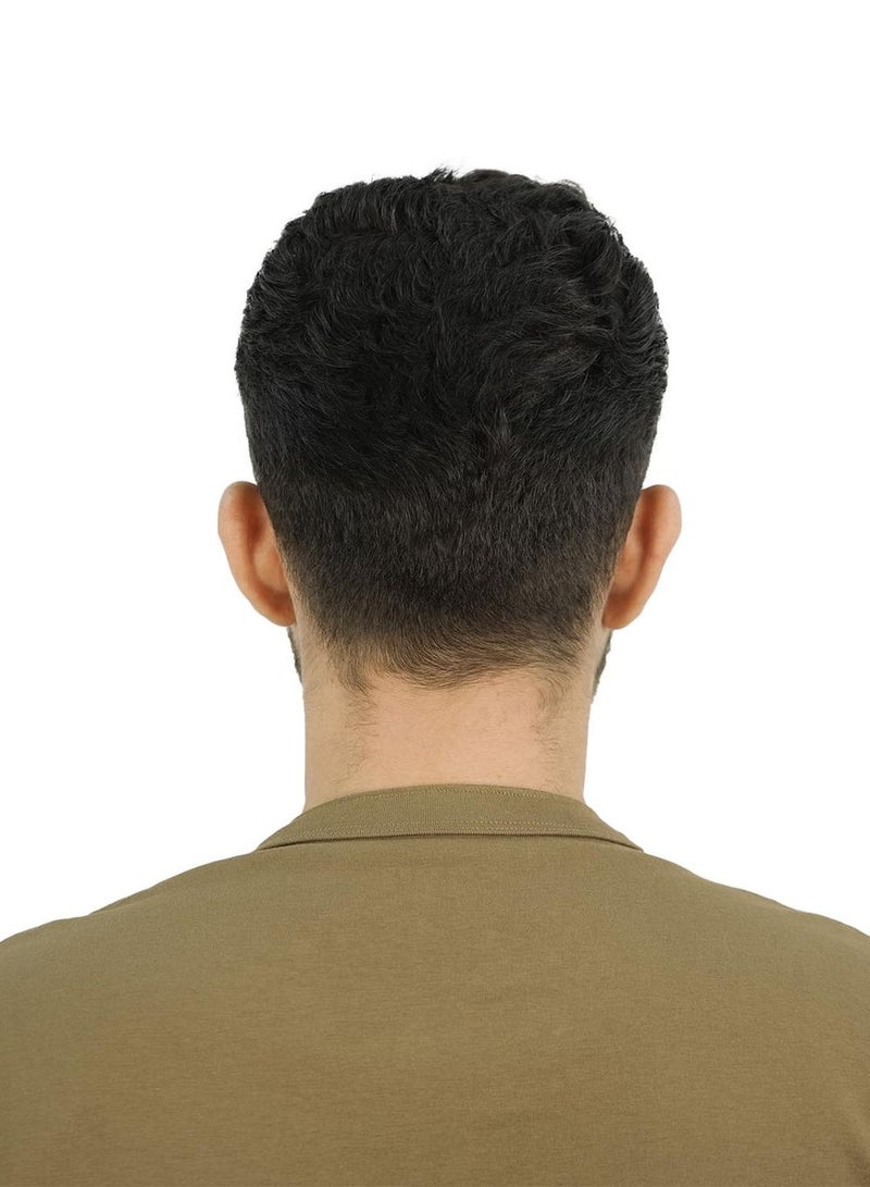 GIORDANO Men's Cotton Jersey Slim Fit Henley Tee - Image 3