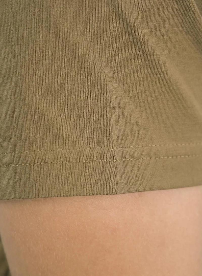 GIORDANO  Men's Cotton Jersey Slim Fit Henley Tee for Men | Best Price UAE