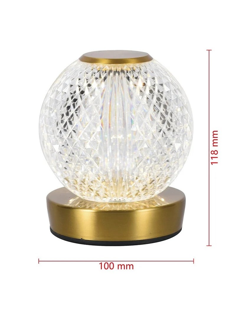 يوكاندل أبجورة طاولة LED بطارية دائرية - Image 2