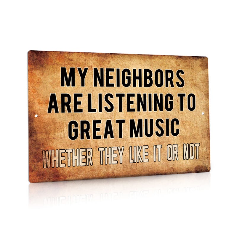 Putuo Decor Funny Metal Tirl Sign Bar Man Cave Wall Decor