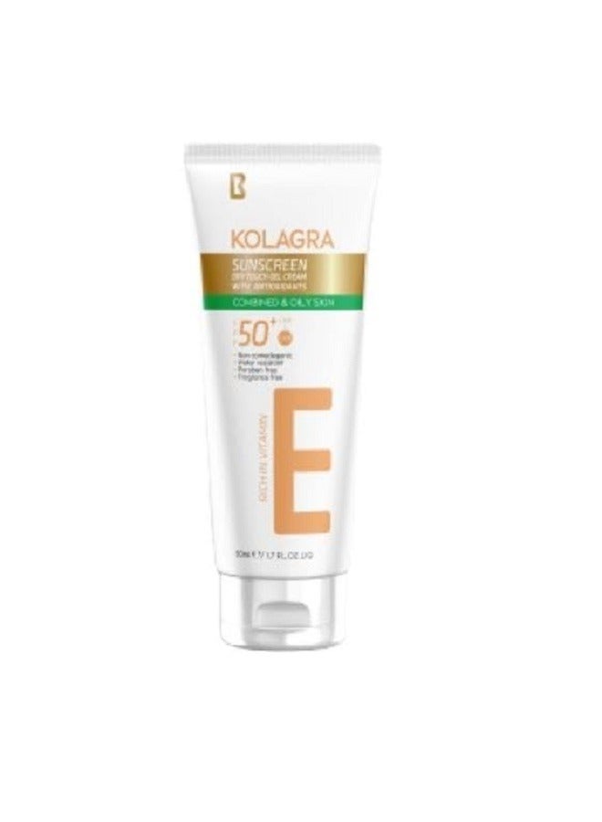 KOLAGRA Sunscreen SPF50+ Dry Touch Gel Cream With Antioxidant 50ml  - Image 3