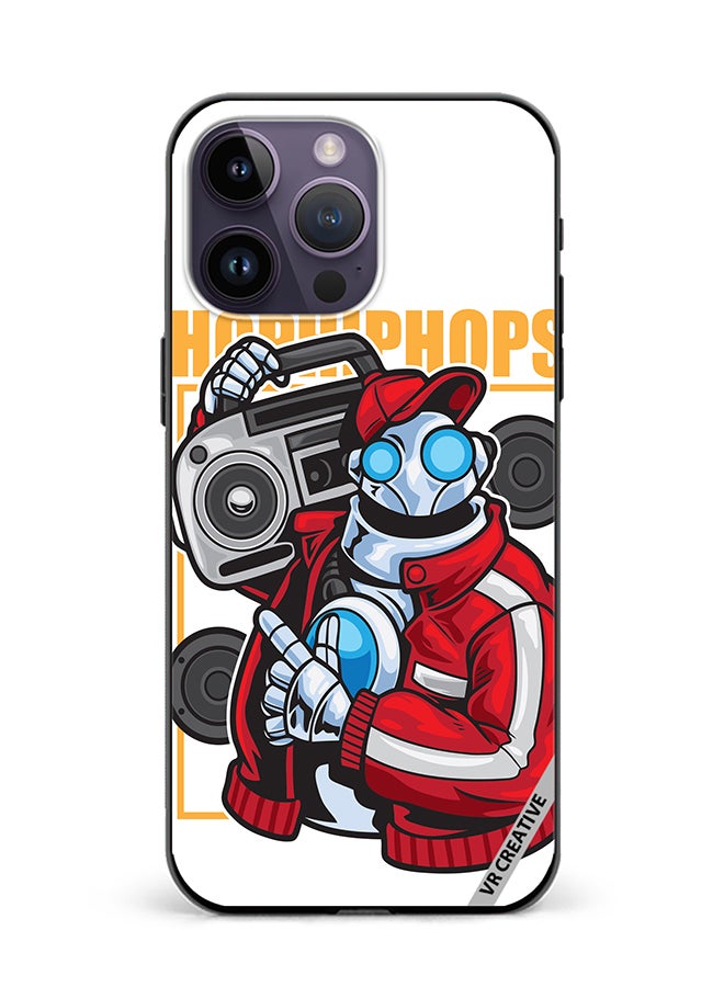 Protective Case Cover For Apple iPhone 16 Pro Max Robot Dancer Design Multicolour