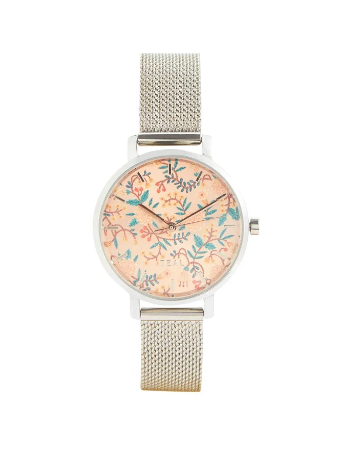 Chumbak TEAL BY CHUMBAK Marigold Watch | Silver