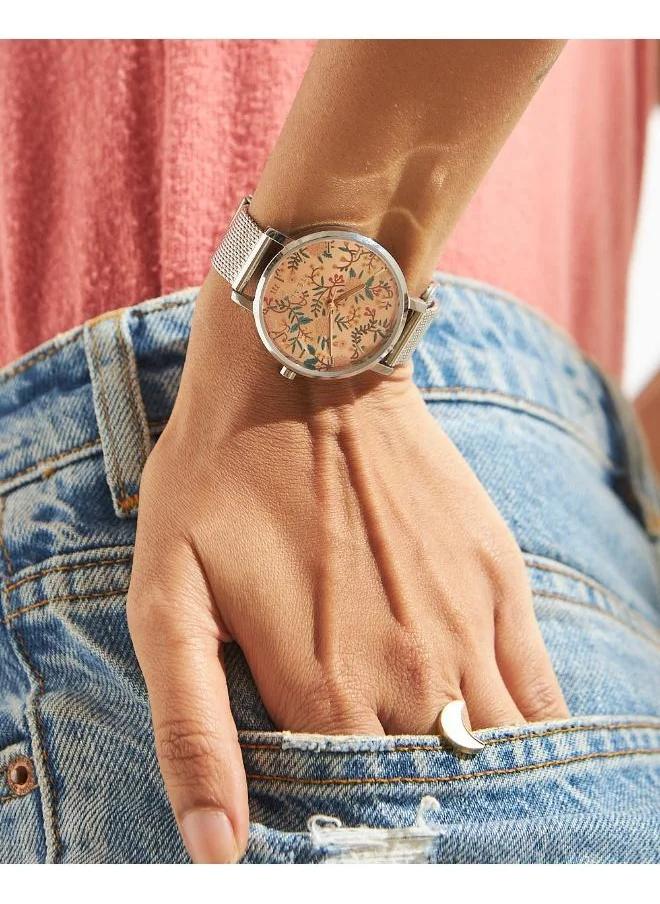 Chumbak TEAL BY CHUMBAK Marigold Watch | Silver