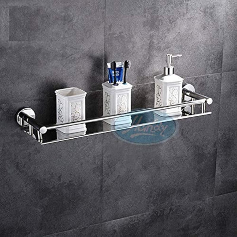 Handy Heavy Duty Stainless Steel Bathroom Shelf, Single Shelves Wall Mounted, Bathroom Accessories Shower Storage Shelf 16 X 5 inches - Image 1
