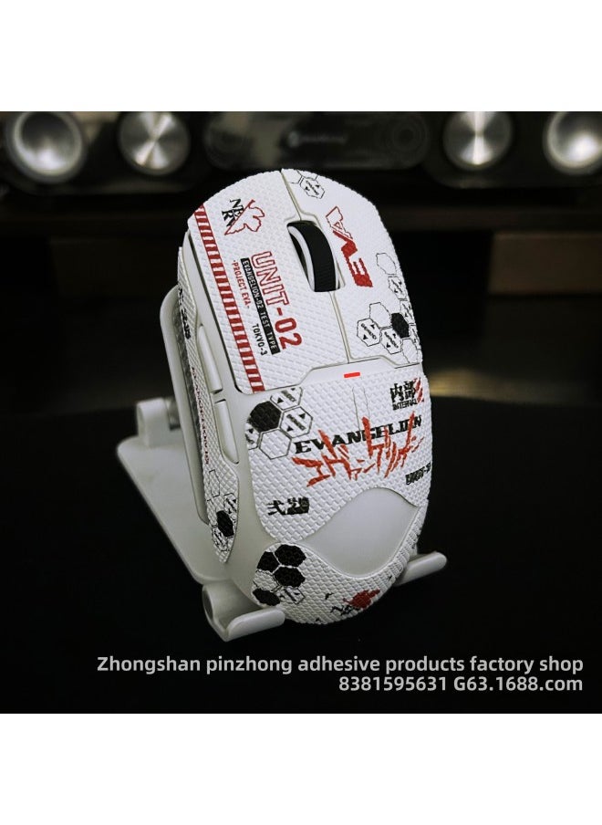 Generic - Anti-slip Mouse Sticker Is Suitable For Mai Cong A5/Ax5/A7/M7/G3 Anti-slip Sweat-absorbent Mouse Sticker-Color:A5-blue And White Gundam-all Inclusive - Image 1