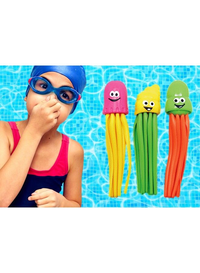 Ja-Ru 3 Pack Diving Buddies Dive Game Diving Toys Fun Swimming Pool Dive Toys Gem Diving Swimming Training Toy For Kids Sinker Toy 8871A - Image 5