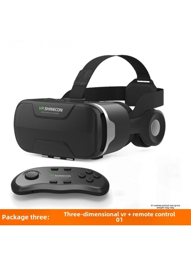 ألف مرآة سحرية الجيل الرابع من نظارات الواقع الافتراضي VR المثبتة على الرأس خوذة لعبة مصنعين الجملة فيلم ثلاثي الأبعاد الهاتف المحمول-اللون: نسخة مطورة + جهاز التحكم عن بعد 01 - Image 1