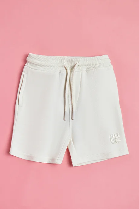 أر أند بي Appliqued Shorts with Drawstring Waist
