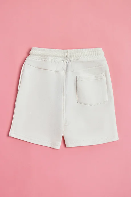 أر أند بي Appliqued Shorts with Drawstring Waist
