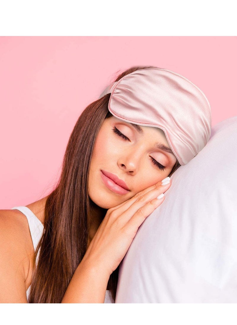 SYOSI - Sleep Eye Mask Skin Friendly Modal Material Light Blocking Sleeping for Home Flight Shift Work Handmade Adjustable Strap Full Covers - Image 1