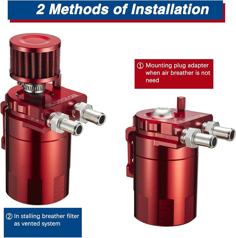 ESPEEDER Universal Oil Catch Can Reservoir Tank - Image 4