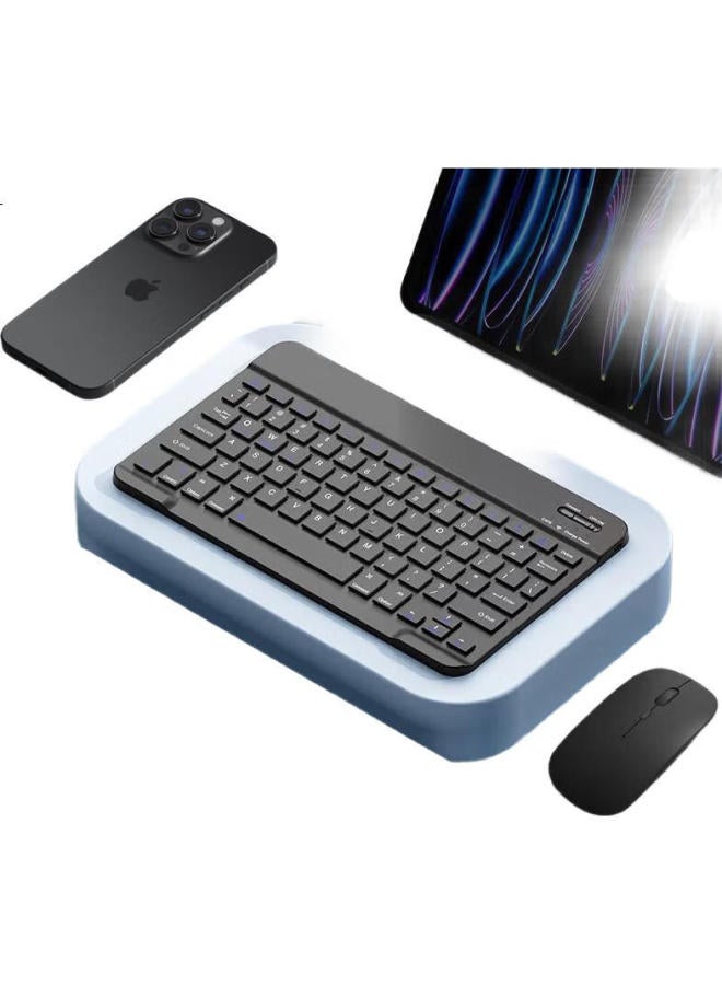 Stiger Wireless Bluetooth Keyboard And Mouse Set, Rechargeable, Long Battery Life, Office Keyboard And Mouse, Ultra-Thin Laptop Keyboard For Mac, Mobile Phone, Ipad, Tablet Keyboard - Image 3